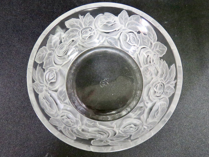 Verlys Frosted Floral Bowl