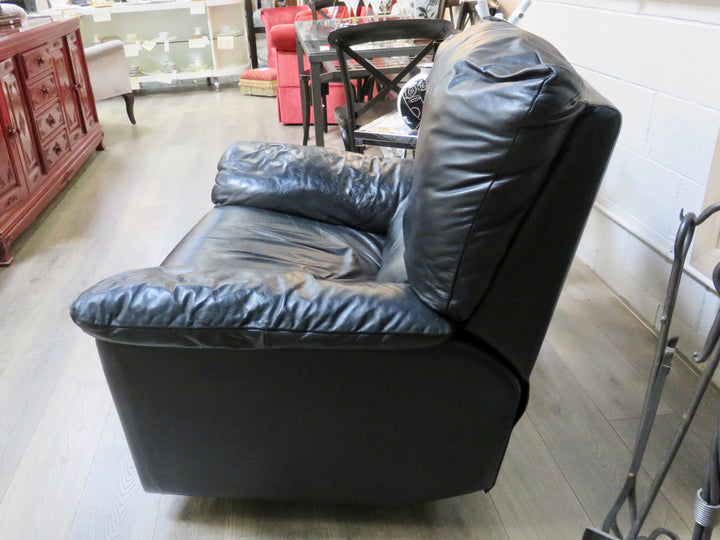 Black Leather Recliner Chair