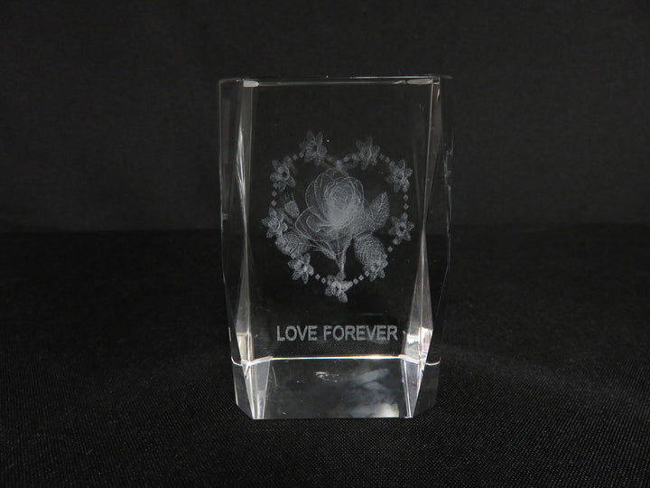 3D Laser Etched Paperweight