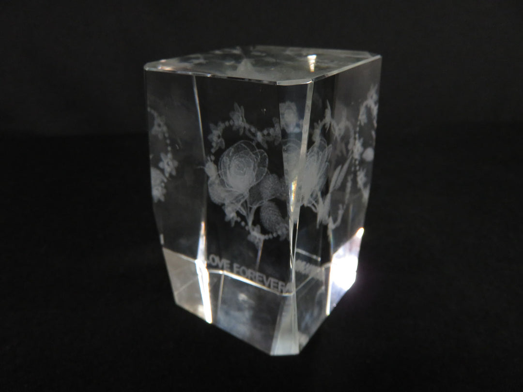 3D Laser Etched Paperweight