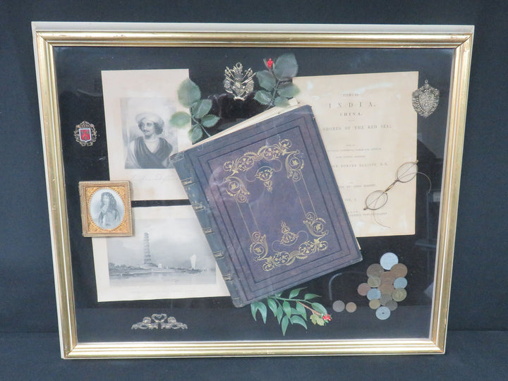 Views of India and China Shadowbox