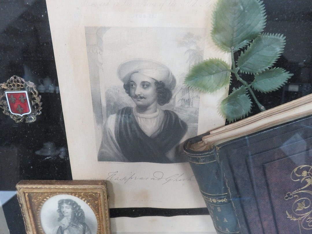 Views of India and China Shadowbox