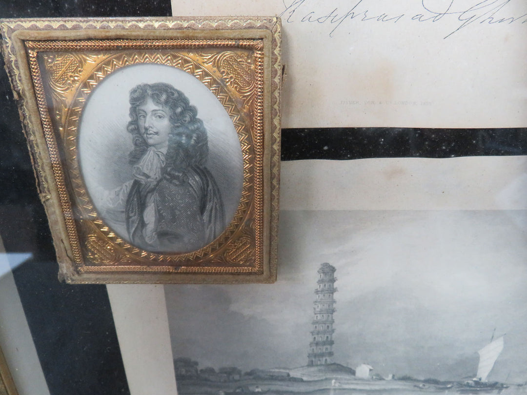 Views of India and China Shadowbox