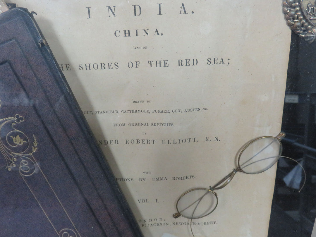 Views of India and China Shadowbox