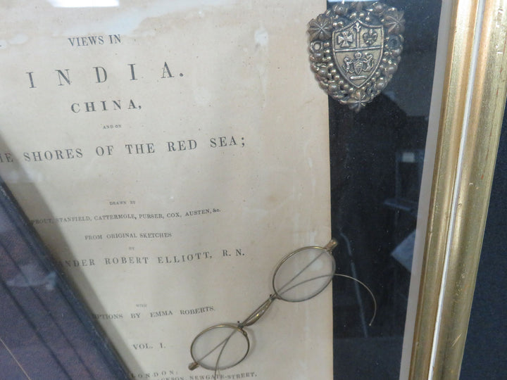 Views of India and China Shadowbox