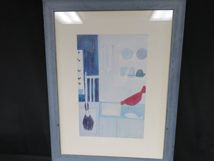 Annora Spence Print - Birds in Kitchen #1