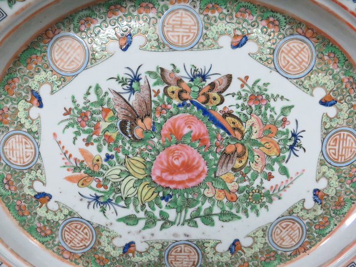 Rose Medallion Mezarine Platter