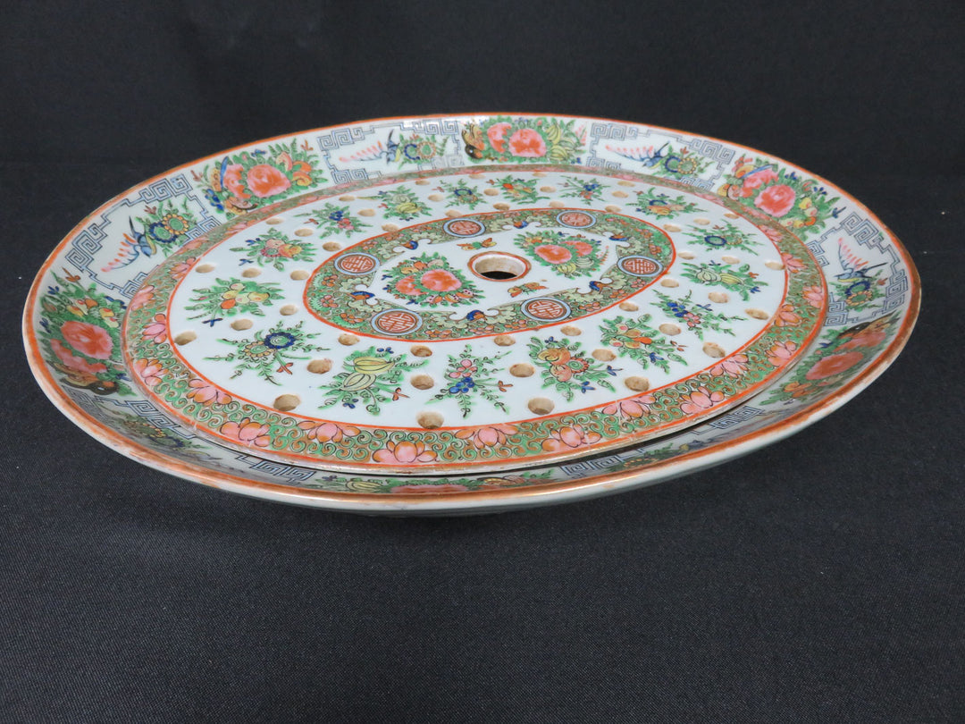 Rose Medallion Mezarine Platter