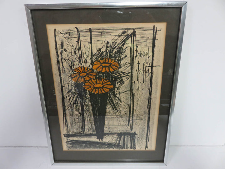 Bernard Buffet Flower Print