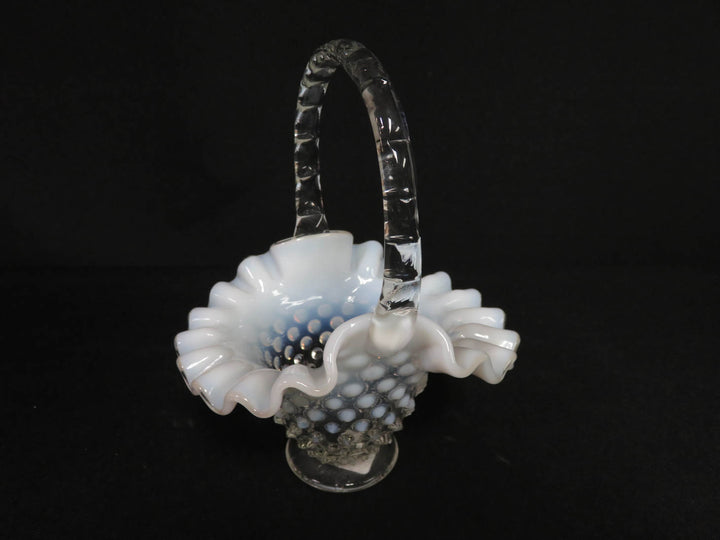 Vintage Fenton Glass Basket