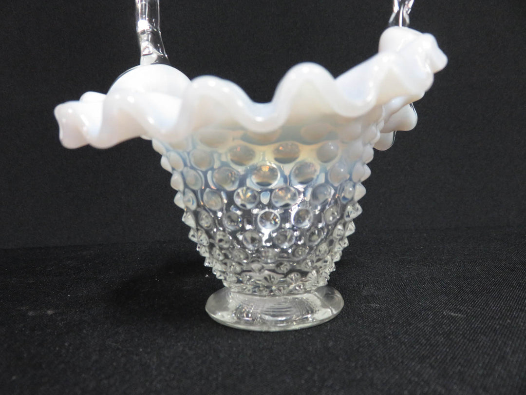 Vintage Fenton Glass Basket