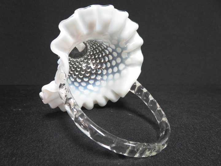 Vintage Fenton Glass Basket
