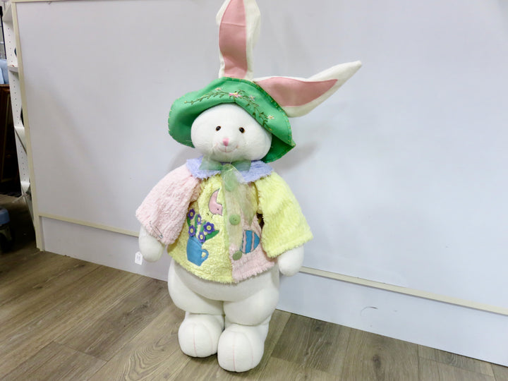 Standing Dressed Stuffed Bunny