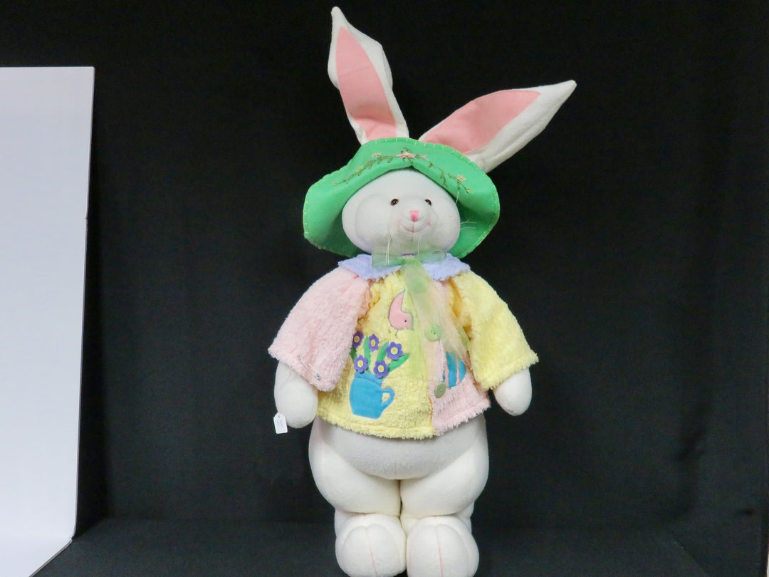 Standing Dressed Stuffed Bunny