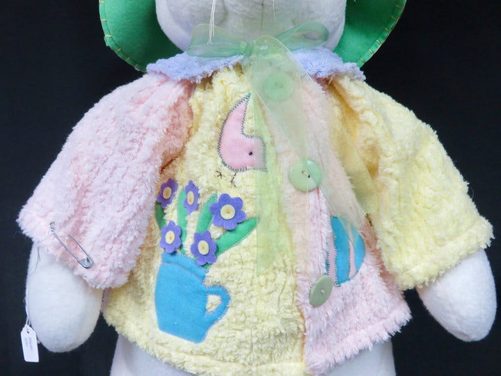 Standing Dressed Stuffed Bunny