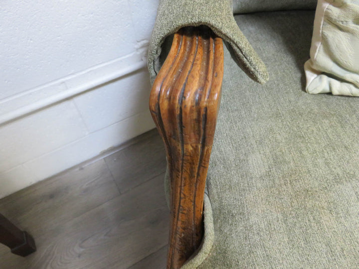 Baker Bergere Chair & Ottoman