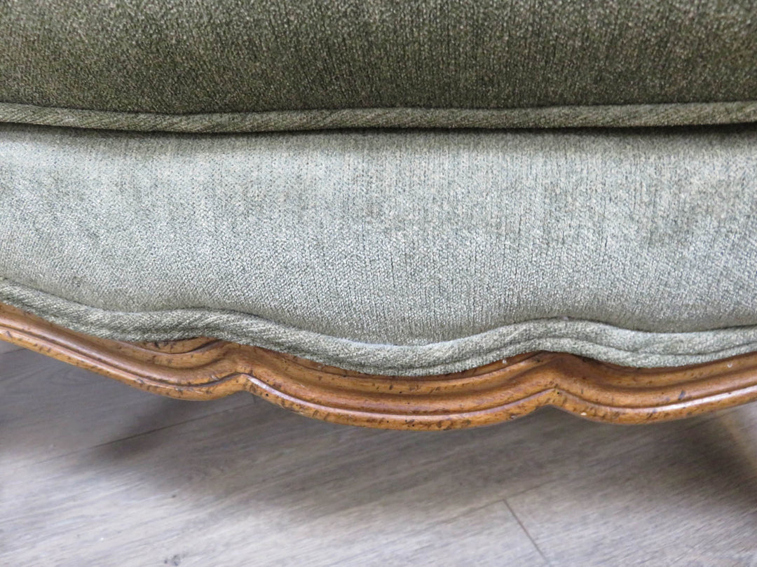 Baker Bergere Chair & Ottoman