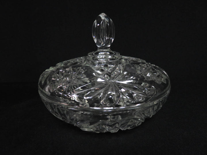Covered Glass Bowl
