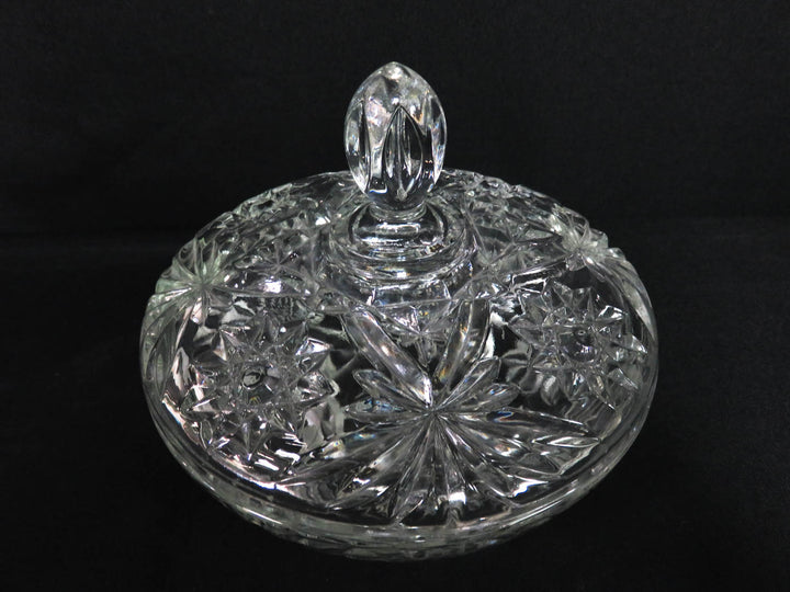 Covered Glass Bowl