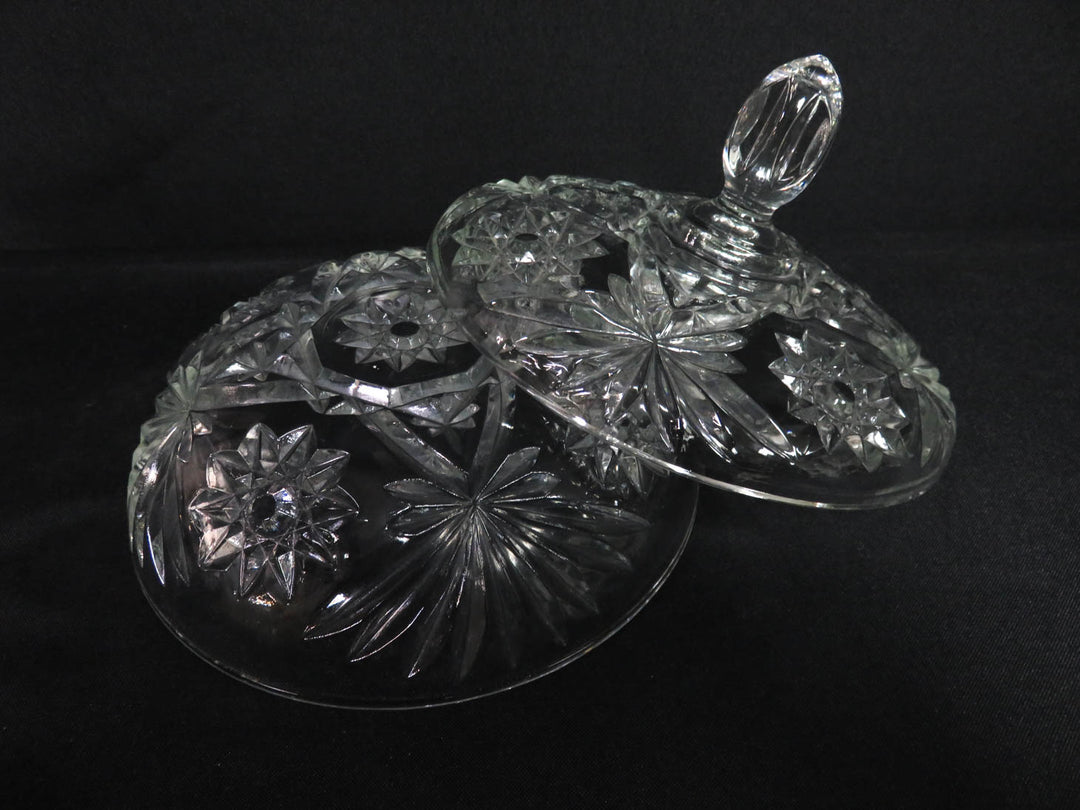 Covered Glass Bowl