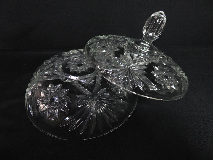 Covered Glass Bowl