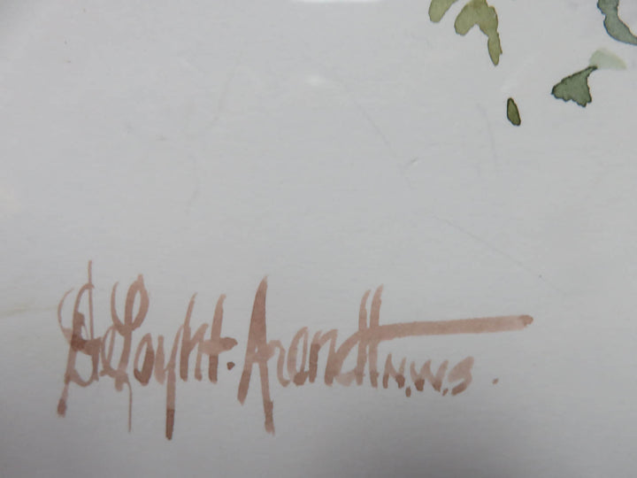 Garden Watercolor Painting