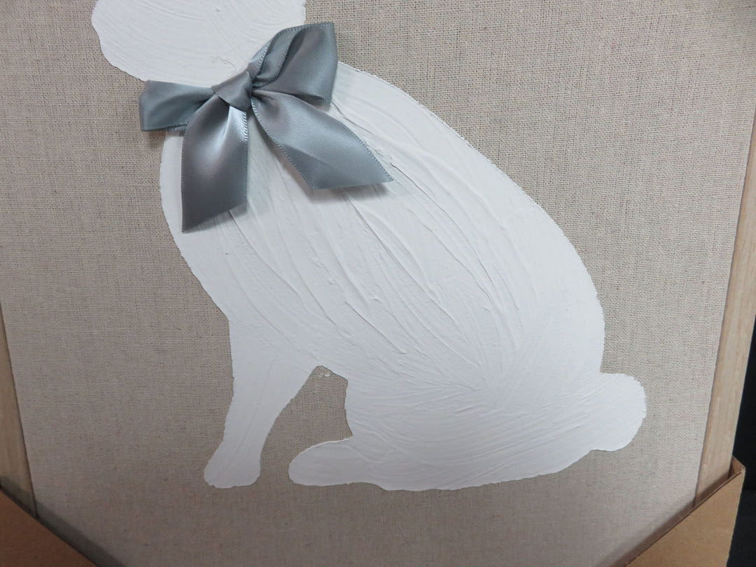 Kirkland's Stucco Bunny on Canvas