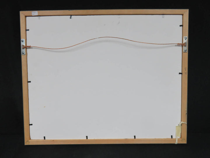 Framed Original Abstract on Fabric