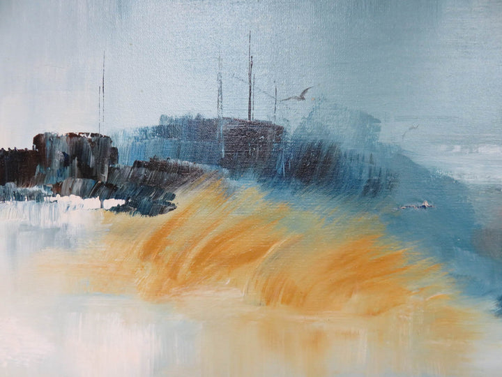 Abstract Seascape with Gulls