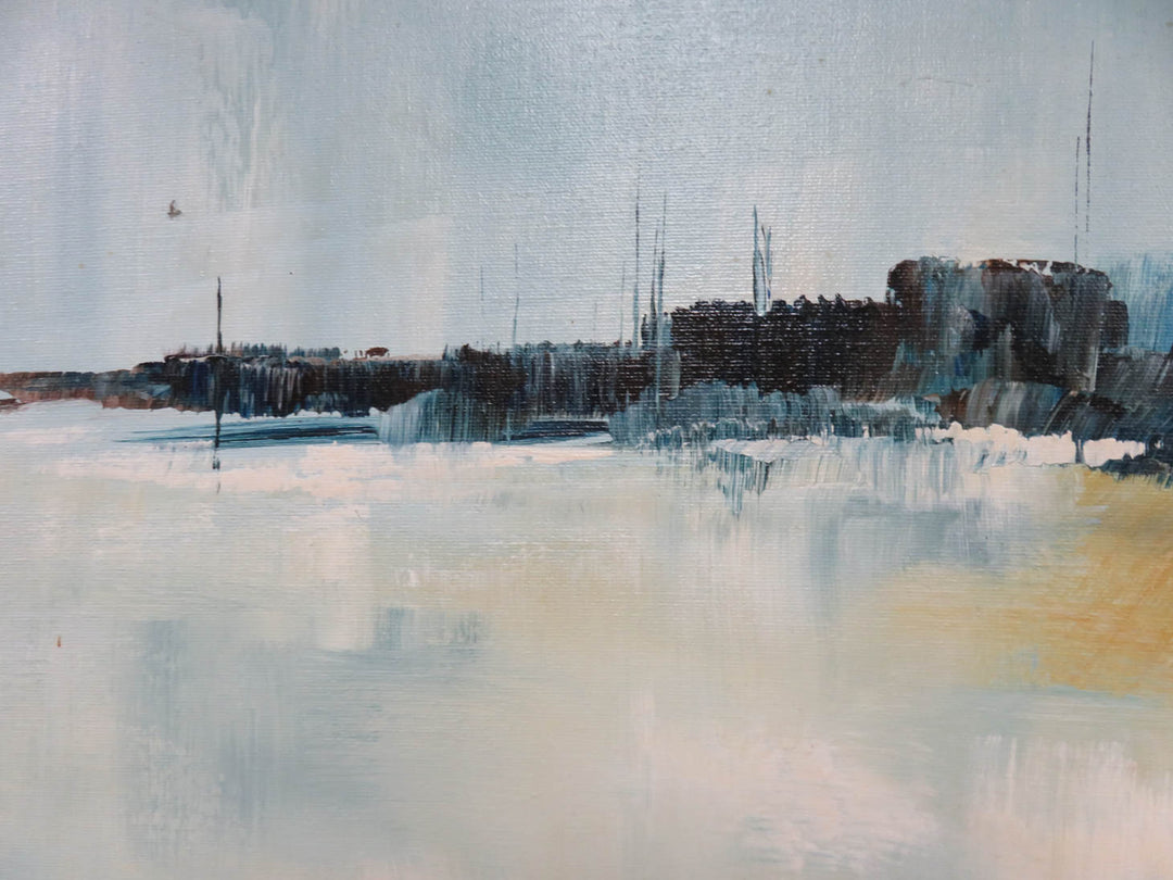 Abstract Seascape with Gulls