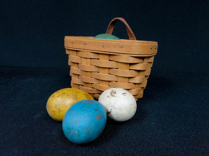 Longaberger Basket with Eggs