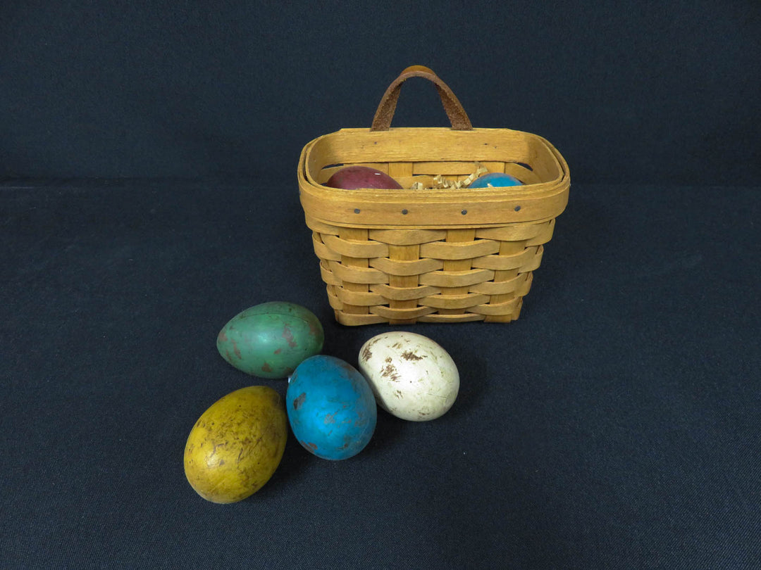 Longaberger Basket with Eggs