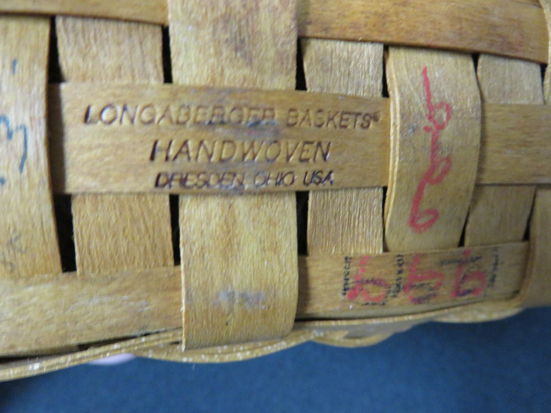 Longaberger Basket with Eggs