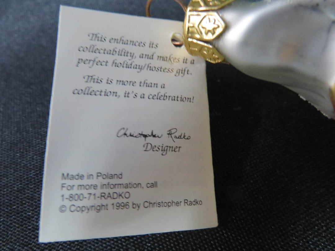 Radko Easter Bunny Ornament