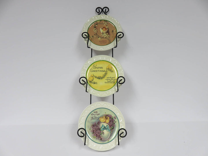 Ganz Easter Plates and Rack