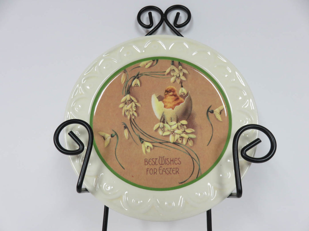 Ganz Easter Plates and Rack