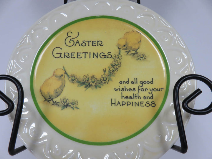 Ganz Easter Plates and Rack