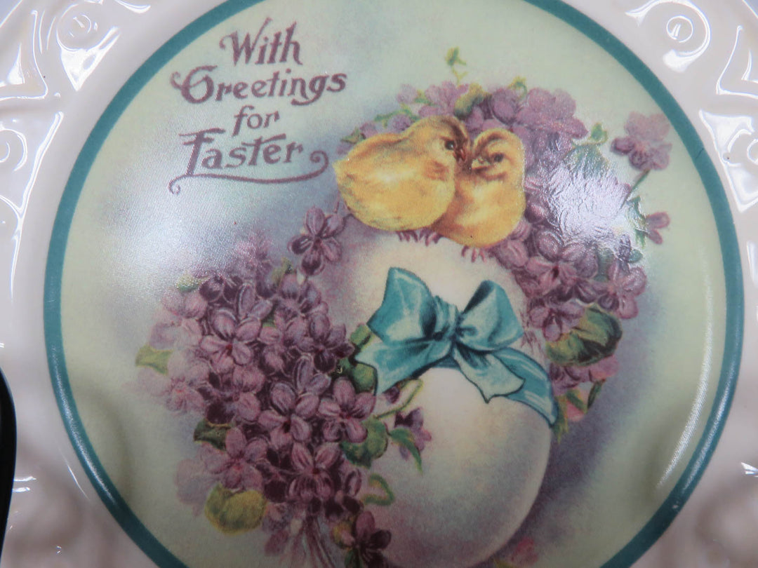 Ganz Easter Plates and Rack