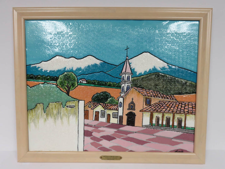 Mexican School Enamel Artwork