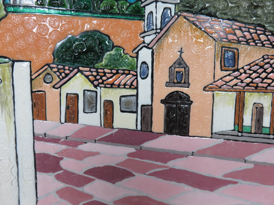 Mexican School Enamel Artwork