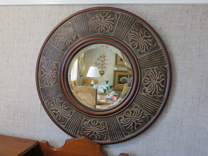 Circular Framed Mirror