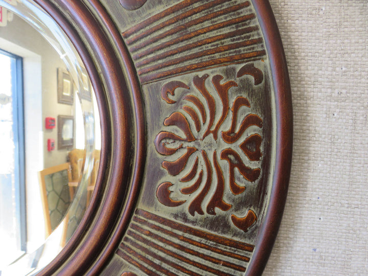 Circular Framed Mirror