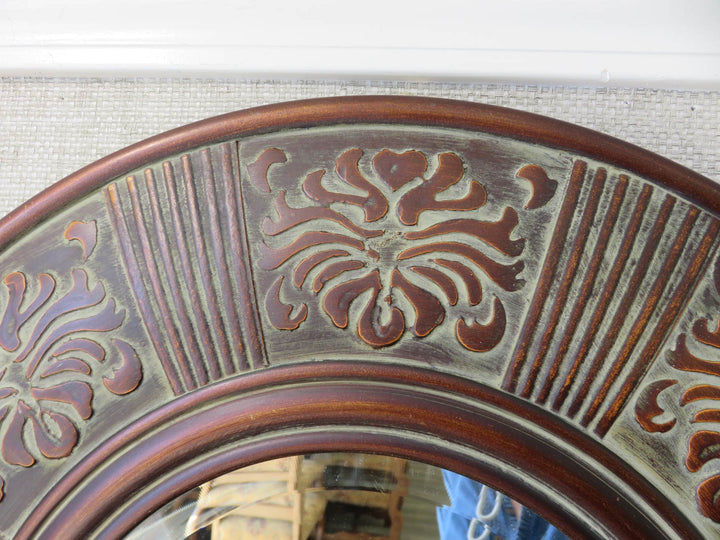 Circular Framed Mirror