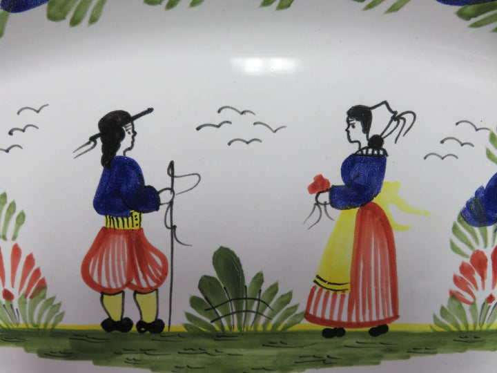 Large Quimper Platter