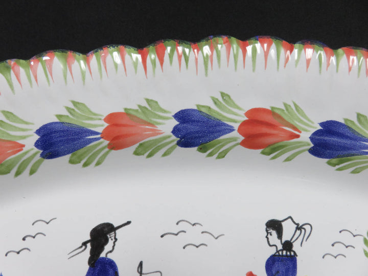 Large Quimper Platter