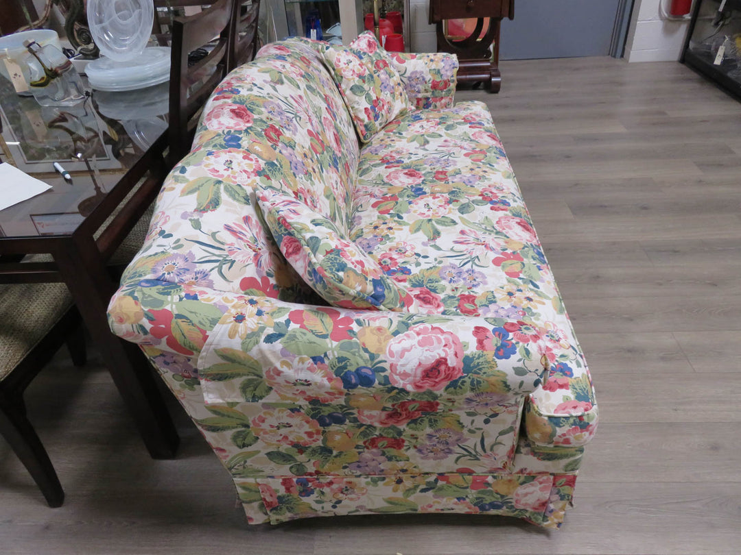 Multicolored Floral Sofa