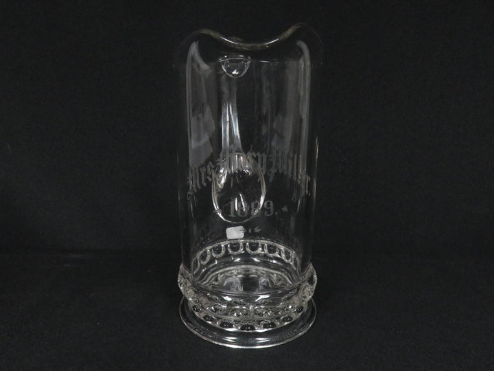 "Mrs. Mary Miller 1889" Pitcher