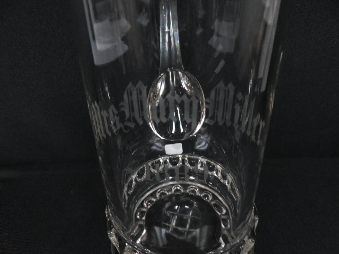 "Mrs. Mary Miller 1889" Pitcher