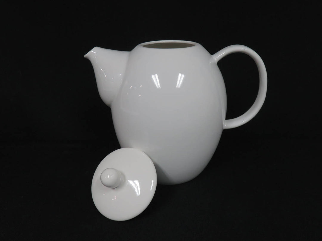 White Ceramic Teapot
