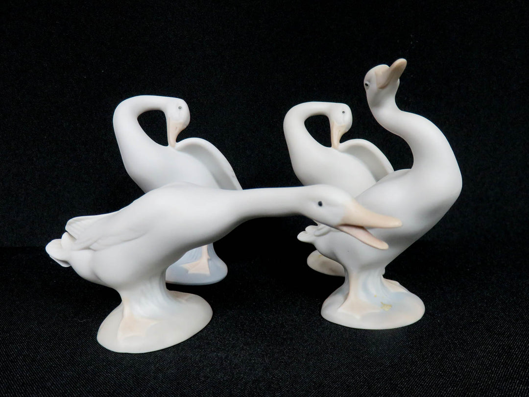 Lladró Set of Four Geese